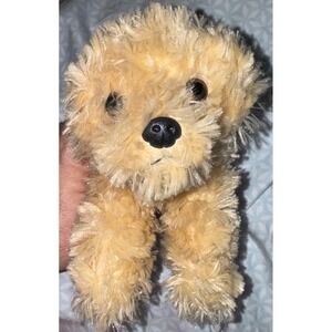 Aurora Plush Dog Tan Puppy Stuffed Animal Toy Fluffy Cute Kids Gift‎